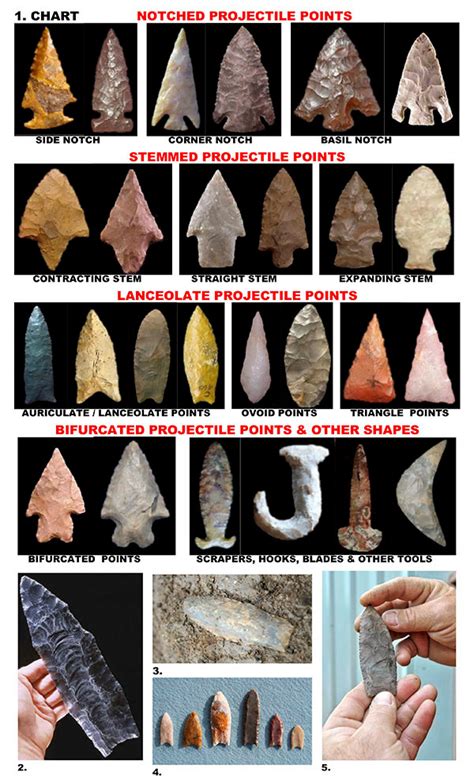 Many of these types, however, are found throughout the state, from the mountains to the sea. . Identification valuable kinds of arrowheads